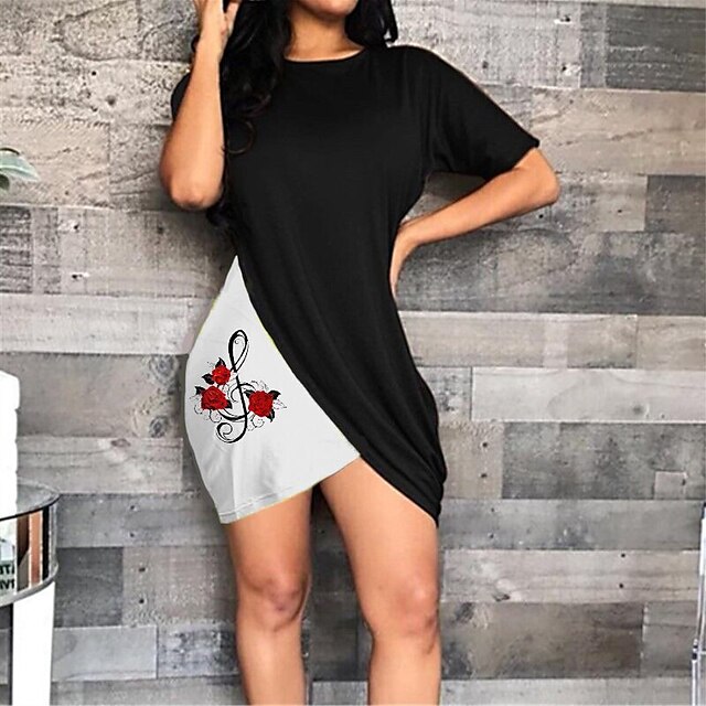 Women's Sheath Dress Short Mini Dress Green Blue White Purple Red Yellow Half Sleeve Floral Print Spring Summer Round Neck Stylish Casual Modern 2022 S M L XL XXL 3XL
Women's Sheath Dress Short Mini Dress Green Blue White Purple Red Yellow Half Sleeve Floral Print Spring Summer Round Neck Stylish Casual Modern 2022 S M L XL XXL 3XL
