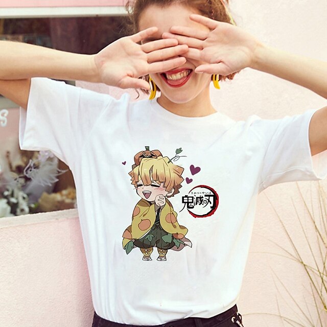 Inspired by Demon Slayer: Kimetsu no Yaiba Kamado Nezuko Agatsuma Zenitsu Kamado Tanjiro T-shirt Cartoon 100% Polyester Anime Harajuku Graphic Kawaii T-shirt For Men's / Women's / Couple's
Inspired by Demon Slayer: Kimetsu no Yaiba Kamado Nezuko Agatsuma Zenitsu Kamado Tanjiro T-shirt Cartoon 100% Polyester Anime Harajuku Graphic Kawaii T-shirt For Men's / Women's / Couple's