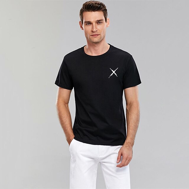 Men's Unisex T shirt Hot Stamping Graphic Symbol Graphic Prints Crew Neck Casual Daily Print Short Sleeve Tops Basic Designer Big and Tall Blue White Black
Men's Unisex T shirt Hot Stamping Graphic Symbol Graphic Prints Crew Neck Casual Daily Print Short Sleeve Tops Basic Designer Big and Tall Blue White Black