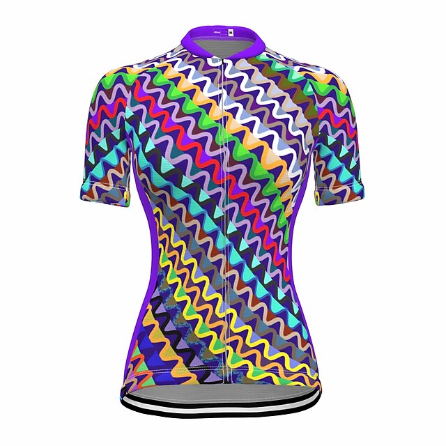 21Grams Women's Short Sleeve Cycling Jersey Summer Spandex Purple Bike Top Mountain Bike MTB Road Bike Cycling Quick Dry Moisture Wicking Sports Clothing Apparel / Stretchy / Athleisure
21Grams Women's Short Sleeve Cycling Jersey Summer Spandex Purple Bike Top Mountain Bike MTB Road Bike Cycling Quick Dry Moisture Wicking Sports Clothing Apparel / Stretchy / Athleisure