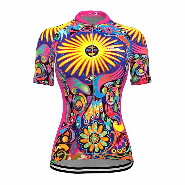 21Grams Women's Short Sleeve Cycling Jersey Summer Spandex Rose Red Floral Botanical Bike Top Mountain Bike MTB Road Bike Cycling Quick Dry Moisture Wicking Sports Clothing Apparel / Stretchy
21Grams Women's Short Sleeve Cycling Jersey Summer Spandex Rose Red Floral Botanical Bike Top Mountain Bike MTB Road Bike Cycling Quick Dry Moisture Wicking Sports Clothing Apparel / Stretchy
