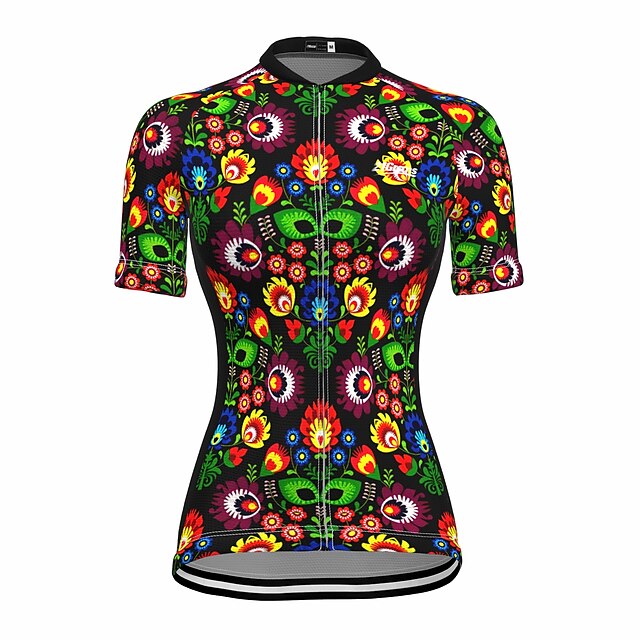 21Grams Women's Short Sleeve Cycling Jersey Summer Spandex Green Floral Botanical Bike Top Mountain Bike MTB Road Bike Cycling Quick Dry Moisture Wicking Sports Clothing Apparel / Stretchy
21Grams Women's Short Sleeve Cycling Jersey Summer Spandex Green Floral Botanical Bike Top Mountain Bike MTB Road Bike Cycling Quick Dry Moisture Wicking Sports Clothing Apparel / Stretchy