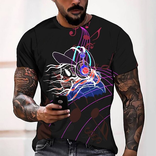 Men's Tee T shirt 3D Print Graphic Round Neck Casual Daily 3D Print Short Sleeve Tops Fashion Designer Cool Comfortable Black
Men's Tee T shirt 3D Print Graphic Round Neck Casual Daily 3D Print Short Sleeve Tops Fashion Designer Cool Comfortable Black