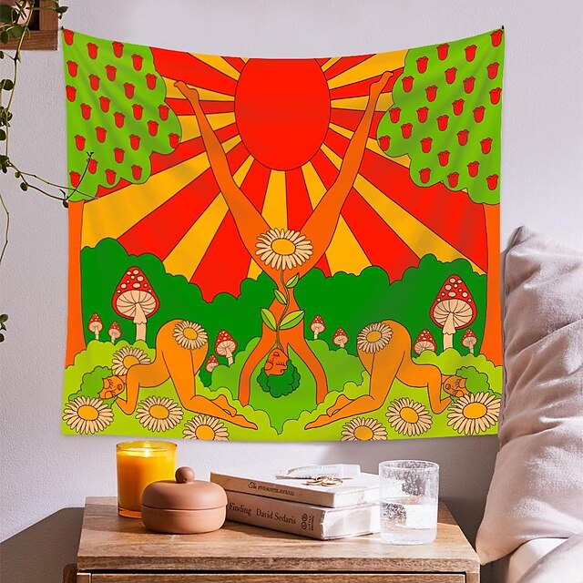Psychedelic Abstract Wall Tapestry Art Decor Blanket Curtain Picnic Tablecloth Hanging Home Bedroom Living Room Dorm Decoration Polyester Arabesque Mushroom Trippy Mountain
Psychedelic Abstract Wall Tapestry Art Decor Blanket Curtain Picnic Tablecloth Hanging Home Bedroom Living Room Dorm Decoration Polyester Arabesque Mushroom Trippy Mountain