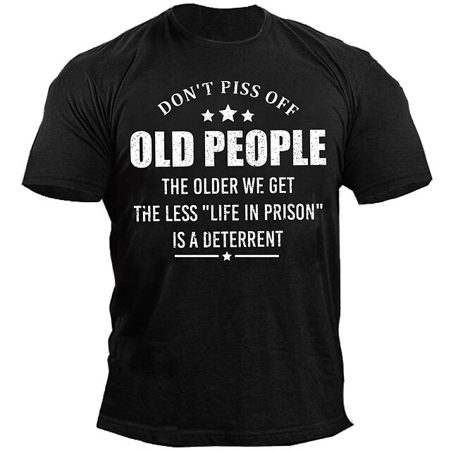 Men's Unisex T shirt 3D Print Graphic Prints Letter Crew Neck Street Daily Print Short Sleeve Tops Basic Casual Fashion Retro Black
Men's Unisex T shirt 3D Print Graphic Prints Letter Crew Neck Street Daily Print Short Sleeve Tops Basic Casual Fashion Retro Black