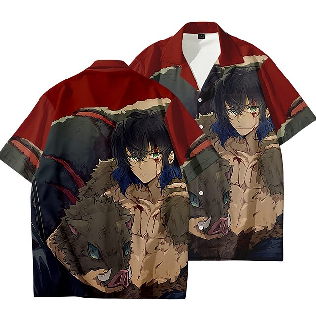Inspired by Demon Slayer: Kimetsu no Yaiba Agatsuma Zenitsu Inosuke Hashibira Blouse / Shirt Anime Terylene Anime 3D Harajuku Graphic Top For Men's
Inspired by Demon Slayer: Kimetsu no Yaiba Agatsuma Zenitsu Inosuke Hashibira Blouse / Shirt Anime Terylene Anime 3D Harajuku Graphic Top For Men's