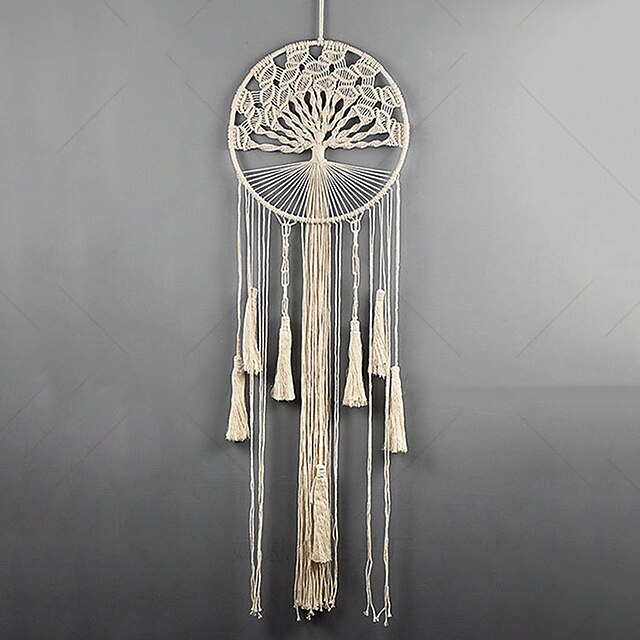 Tree of Life Handwoven Tapestry Dream Catcher Wall Hanging Bohemian Tassel Simple Living Room Bedroom Pendant Wall Decoration
Tree of Life Handwoven Tapestry Dream Catcher Wall Hanging Bohemian Tassel Simple Living Room Bedroom Pendant Wall Decoration