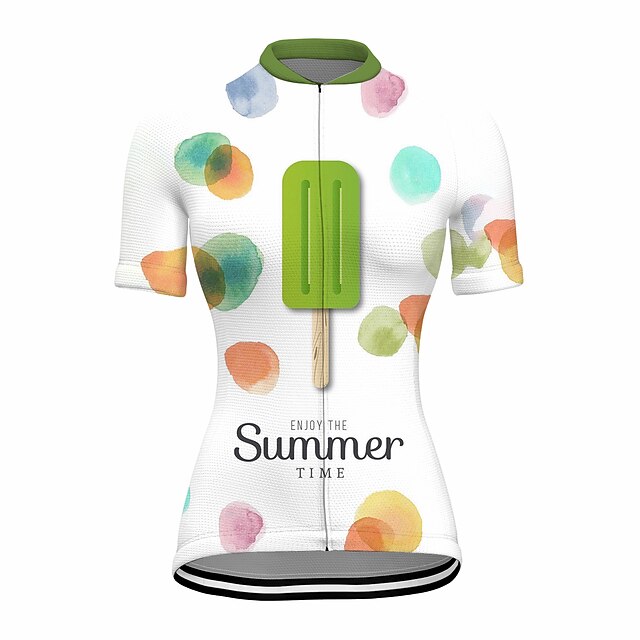 21Grams Women's Short Sleeve Cycling Jersey Summer Spandex White Bike Top Mountain Bike MTB Road Bike Cycling Quick Dry Moisture Wicking Sports Clothing Apparel / Stretchy / Athleisure
21Grams Women's Short Sleeve Cycling Jersey Summer Spandex White Bike Top Mountain Bike MTB Road Bike Cycling Quick Dry Moisture Wicking Sports Clothing Apparel / Stretchy / Athleisure