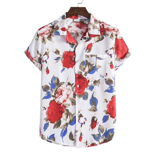 Men's Shirt Tree Geometry Turndown Home Street Print Short Sleeve Tops 2pcs Ethnic Style Vintage Streetwear western style Red / White
Men's Shirt Tree Geometry Turndown Home Street Print Short Sleeve Tops 2pcs Ethnic Style Vintage Streetwear western style Red / White