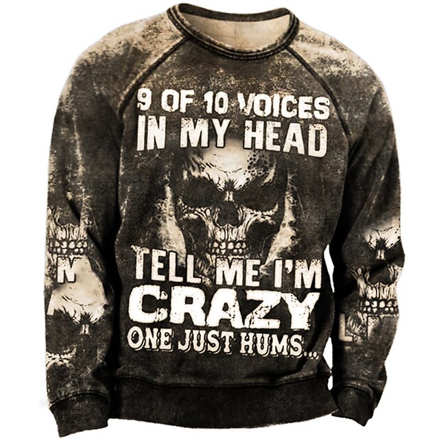 Men's Sweatshirt Pullover Graphic Skull Letter Print Sports Outdoor Casual Daily 3D Print Basic Casual Western Aztec Hoodies Sweatshirts Coffee
Men's Sweatshirt Pullover Graphic Skull Letter Print Sports Outdoor Casual Daily 3D Print Basic Casual Western Aztec Hoodies Sweatshirts Coffee