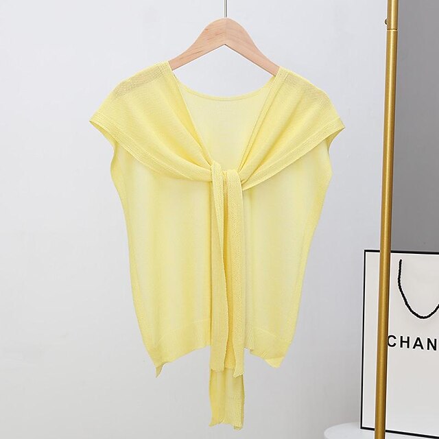 Women's Shrug Lace up Knitted Pure Color Stylish Elegant Casual Sleeveless Sweater Cardigans V Neck Spring Summer Green Blue Black
Women's Shrug Lace up Knitted Pure Color Stylish Elegant Casual Sleeveless Sweater Cardigans V Neck Spring Summer Green Blue Black