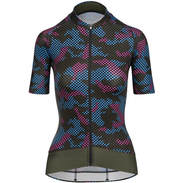 21Grams Women's Short Sleeve Cycling Jersey Summer Spandex Green Red Camo / Camouflage Bike Top Mountain Bike MTB Road Bike Cycling Quick Dry Moisture Wicking Sports Clothing Apparel / Athleisure
21Grams Women's Short Sleeve Cycling Jersey Summer Spandex Green Red Camo / Camouflage Bike Top Mountain Bike MTB Road Bike Cycling Quick Dry Moisture Wicking Sports Clothing Apparel / Athleisure