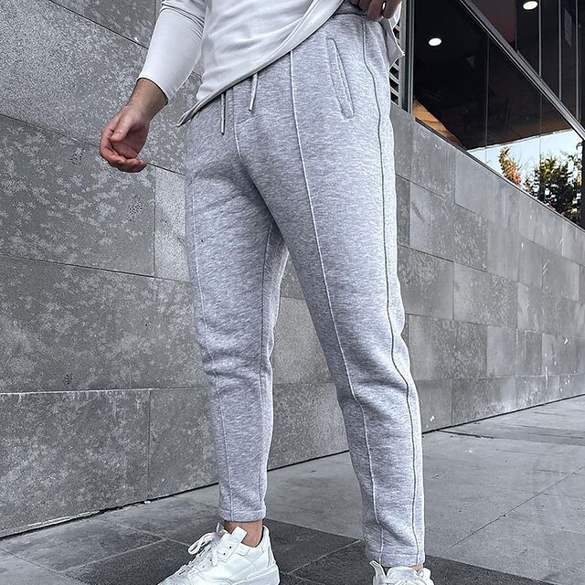 Men's Stylish Casual / Sporty Harem Chinos Tapered pants Pocket Ankle-Length Pants Casual Daily Micro-elastic Solid Color Breathable Outdoor Mid Waist Grey M L XL XXL 3XL
Men's Stylish Casual / Sporty Harem Chinos Tapered pants Pocket Ankle-Length Pants Casual Daily Micro-elastic Solid Color Breathable Outdoor Mid Waist Grey M L XL XXL 3XL