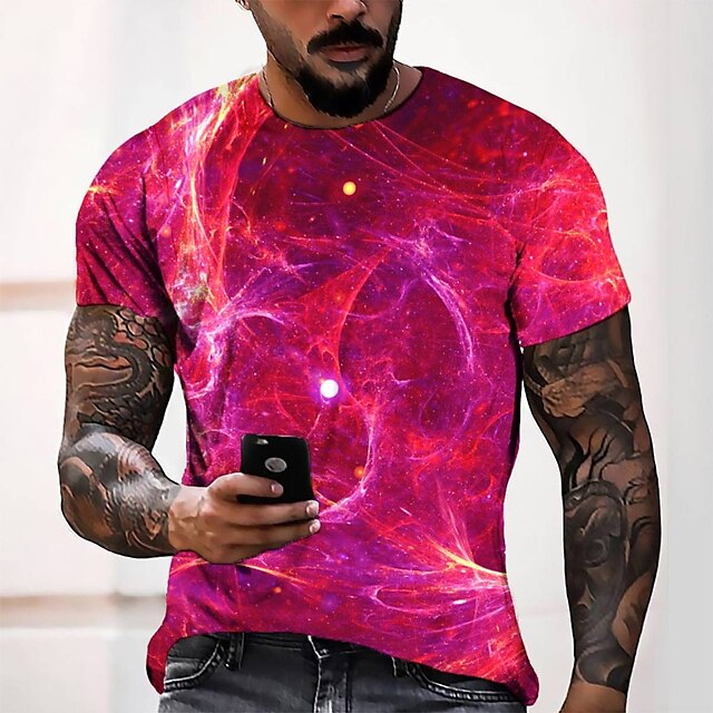 Men's Tee T shirt 3D Print Graphic Round Neck Casual Daily 3D Print Short Sleeve Tops Fashion Designer Cool Comfortable Red
Men's Tee T shirt 3D Print Graphic Round Neck Casual Daily 3D Print Short Sleeve Tops Fashion Designer Cool Comfortable Red