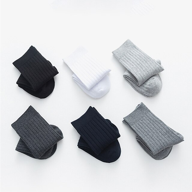 Comfort Men's Socks Striped Solid Colored Socks Casual Socks Thin Office / Career Multi color 6 Pairs
Comfort Men's Socks Striped Solid Colored Socks Casual Socks Thin Office / Career Multi color 6 Pairs