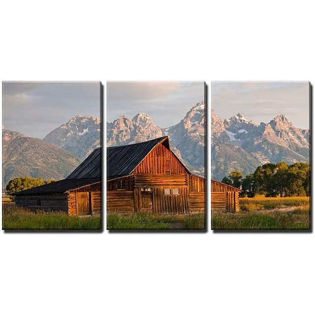 3 Panels Wall Art Canvas Prints Painting Artwork Picture Canvas Wall Art Wood Hut in Front of Mountains Modern Home Decoration Decor Rolled Canvas No Frame Unframed Unstretched
3 Panels Wall Art Canvas Prints Painting Artwork Picture Canvas Wall Art Wood Hut in Front of Mountains Modern Home Decoration Decor Rolled Canvas No Frame Unframed Unstretched