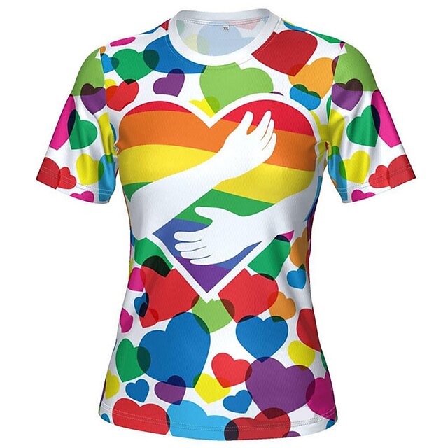 21Grams Women's Short Sleeve Downhill Jersey Summer Spandex White Heart Bike Top Mountain Bike MTB Road Bike Cycling Quick Dry Moisture Wicking Sports Clothing Apparel / Stretchy / Athleisure
21Grams Women's Short Sleeve Downhill Jersey Summer Spandex White Heart Bike Top Mountain Bike MTB Road Bike Cycling Quick Dry Moisture Wicking Sports Clothing Apparel / Stretchy / Athleisure