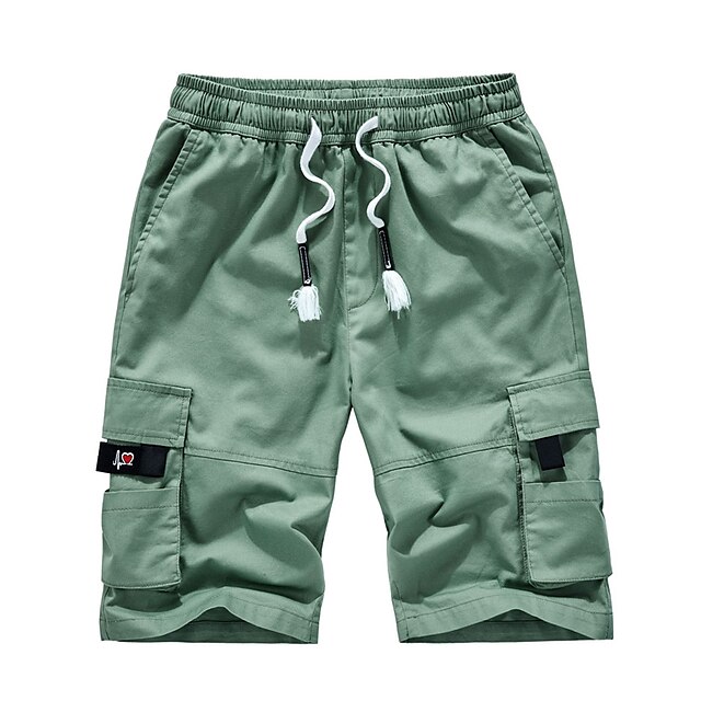 Men's Casual / Sporty Chino Shorts Drawstring Pocket Knee Length Pants Casual Daily Micro-elastic Solid Color Cotton Blend Comfort Breathable Mid Waist ArmyGreen Grass Green Black Khaki Camouflage
Men's Casual / Sporty Chino Shorts Drawstring Pocket Knee Length Pants Casual Daily Micro-elastic Solid Color Cotton Blend Comfort Breathable Mid Waist ArmyGreen Grass Green Black Khaki Camouflage