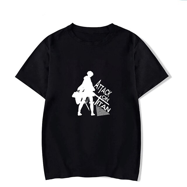 Inspired by Attack on Titan Levi·Ackerman Cosplay Costume T-shirt 100% Polyester Pattern Harajuku Graphic Kawaii T-shirt For Men's / Women's / Couple's
Inspired by Attack on Titan Levi·Ackerman Cosplay Costume T-shirt 100% Polyester Pattern Harajuku Graphic Kawaii T-shirt For Men's / Women's / Couple's