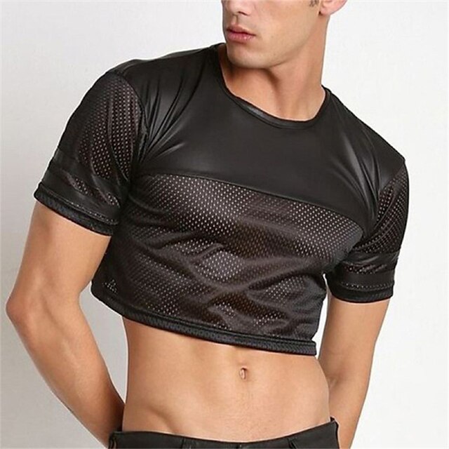 Men's T shirt Solid Color Crew Neck Casual Daily Mesh Short Sleeve Tops Lightweight Fashion Big and Tall Sports Black
Men's T shirt Solid Color Crew Neck Casual Daily Mesh Short Sleeve Tops Lightweight Fashion Big and Tall Sports Black