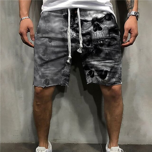Men's Retro Vintage Designer Straight Shorts 3D Print Elastic Waist Knee Length Pants Sports Outdoor Daily Micro-elastic Graphic Prints Skull Comfort Breathable Mid Waist Gray S M L XL XXL
Men's Retro Vintage Designer Straight Shorts 3D Print Elastic Waist Knee Length Pants Sports Outdoor Daily Micro-elastic Graphic Prints Skull Comfort Breathable Mid Waist Gray S M L XL XXL