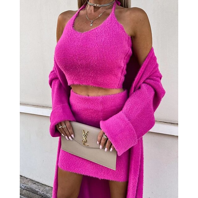 Women's Streetwear Plain Casual Vacation Two Piece Set Hooded Crop Top Blouse Skirt Sets Skirt Mini Skirt A-Line Skirt Tops
Women's Streetwear Plain Casual Vacation Two Piece Set Hooded Crop Top Blouse Skirt Sets Skirt Mini Skirt A-Line Skirt Tops