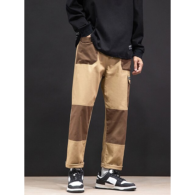 Men's Chic Modern Chinos Patchwork Full Length Pants Casual Patchwork Cotton Blend Mid Waist Khaki S M L XL
Men's Chic Modern Chinos Patchwork Full Length Pants Casual Patchwork Cotton Blend Mid Waist Khaki S M L XL