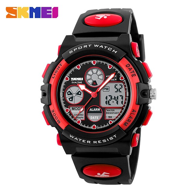 SKMEI Digital Watch for Kids Analog - Digital Digital Stylish Stylish Casual Waterproof Calendar Alarm Clock ABS PU Leather Fashion
SKMEI Digital Watch for Kids Analog - Digital Digital Stylish Stylish Casual Waterproof Calendar Alarm Clock ABS PU Leather Fashion