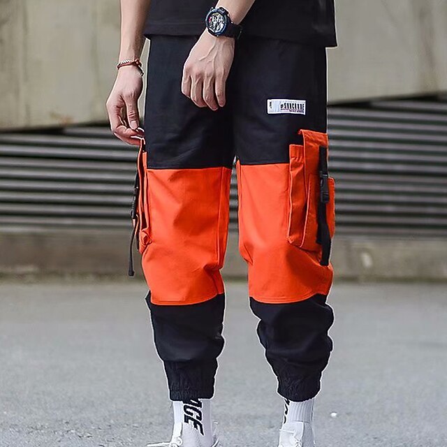 Men's Fashion Streetwear Jogger Tactical Cargo Trousers Multiple Pockets Elastic Drawstring Design Pants Casual Daily Patchwork Breathable Soft Mid Waist Blue Gray Red M L XL XXL 3XL
Men's Fashion Streetwear Jogger Tactical Cargo Trousers Multiple Pockets Elastic Drawstring Design Pants Casual Daily Patchwork Breathable Soft Mid Waist Blue Gray Red M L XL XXL 3XL