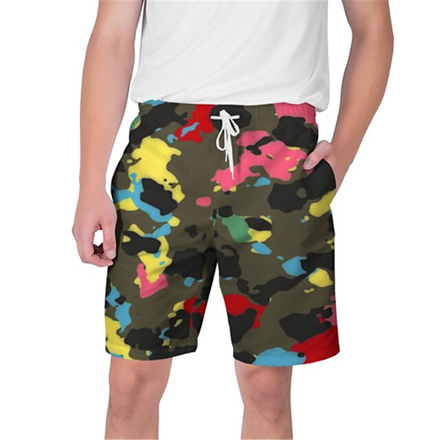 Men's Streetwear Hawaiian Shorts Beach Shorts 3D Print Elastic Drawstring Design Short Pants Casual Daily Graphic Camouflage Breathable Soft Mid Waist Black / White Blue Royal Blue Camouflage Green S
Men's Streetwear Hawaiian Shorts Beach Shorts 3D Print Elastic Drawstring Design Short Pants Casual Daily Graphic Camouflage Breathable Soft Mid Waist Black / White Blue Royal Blue Camouflage Green S