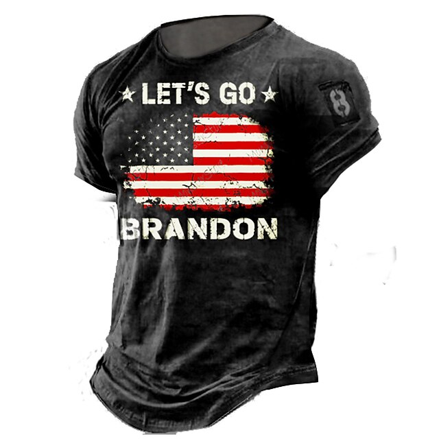 Men's T shirt 3D Print Graphic Prints Flag Crew Neck Casual Daily Print Short Sleeve Tops Fashion Vintage Classic Comfortable Black
Men's T shirt 3D Print Graphic Prints Flag Crew Neck Casual Daily Print Short Sleeve Tops Fashion Vintage Classic Comfortable Black