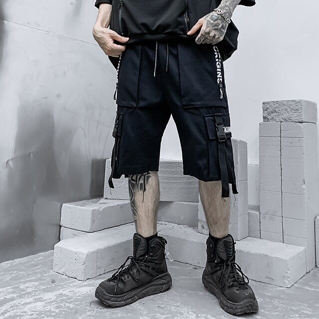 Men's Chic Modern Casual / Sporty Shorts Tactical Cargo Front Pocket Knee Length Pants Daily Gym Micro-elastic Color Block Mid Waist Black S M L XL XXL
Men's Chic Modern Casual / Sporty Shorts Tactical Cargo Front Pocket Knee Length Pants Daily Gym Micro-elastic Color Block Mid Waist Black S M L XL XXL
