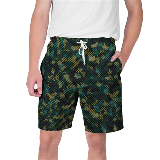 Men's Streetwear Hawaiian Shorts Beach Shorts 3D Print Elastic Drawstring Design Short Pants Casual Daily Graphic Camouflage Breathable Soft Mid Waist Green Gray Army Green Camouflage Green S M L XL
Men's Streetwear Hawaiian Shorts Beach Shorts 3D Print Elastic Drawstring Design Short Pants Casual Daily Graphic Camouflage Breathable Soft Mid Waist Green Gray Army Green Camouflage Green S M L XL
