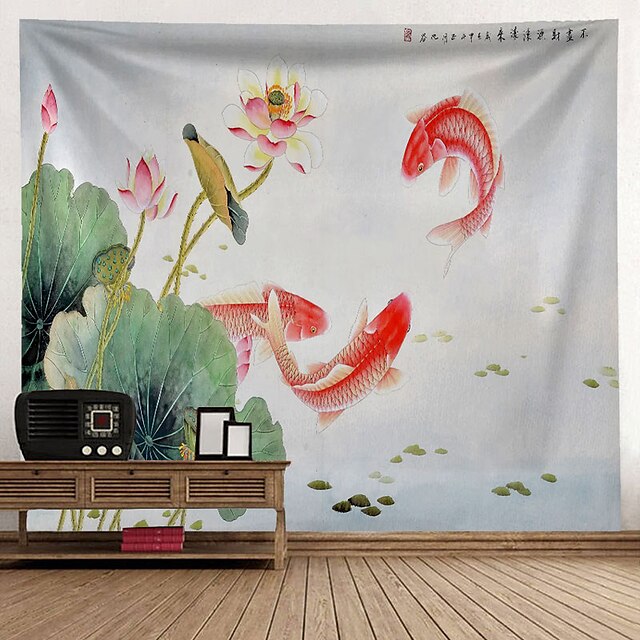 Chinese Style Wall Tapestry Art Decor Blanket Curtain Hanging Home Bedroom Living Room Decoration Polyester
Chinese Style Wall Tapestry Art Decor Blanket Curtain Hanging Home Bedroom Living Room Decoration Polyester