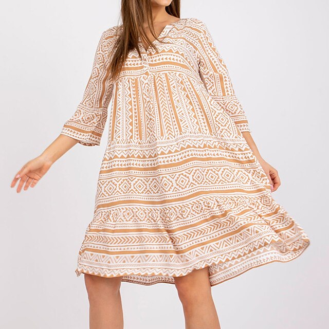 Women's A Line Dress Knee Length Dress Blue Black Red Yellow Long Sleeve Striped Print Spring Summer V Neck Stylish Casual Modern 2022 S M L XL XXL
Women's A Line Dress Knee Length Dress Blue Black Red Yellow Long Sleeve Striped Print Spring Summer V Neck Stylish Casual Modern 2022 S M L XL XXL