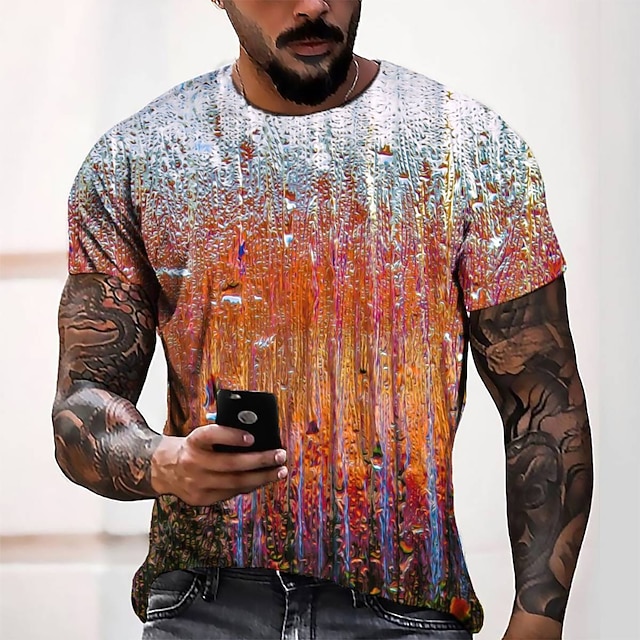 Men's Tee T shirt 3D Print Graphic Round Neck Casual Daily 3D Print Short Sleeve Tops Fashion Designer Cool Comfortable Orange
Men's Tee T shirt 3D Print Graphic Round Neck Casual Daily 3D Print Short Sleeve Tops Fashion Designer Cool Comfortable Orange
