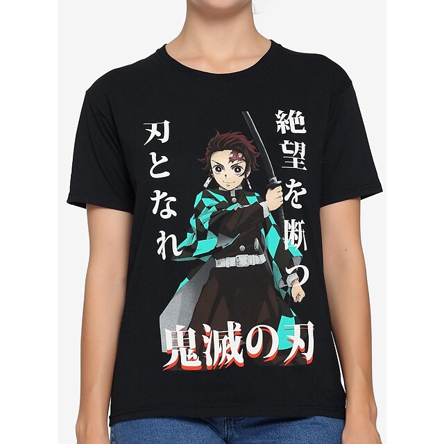Inspired by Demon Slayer: Kimetsu no Yaiba Kamado Tanjiro T-shirt Cartoon 100% Polyester Anime Harajuku Graphic Kawaii T-shirt For Men's / Women's / Couple's
Inspired by Demon Slayer: Kimetsu no Yaiba Kamado Tanjiro T-shirt Cartoon 100% Polyester Anime Harajuku Graphic Kawaii T-shirt For Men's / Women's / Couple's
