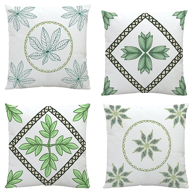 4PC Simple Leaf Double Side Cushion Cover Soft Decorative Square Throw Pillow Cover Cushion Case Pillowcase Superior Quality Machine Washable Indoor Cushion for Sofa Couch Bed Chair
4PC Simple Leaf Double Side Cushion Cover Soft Decorative Square Throw Pillow Cover Cushion Case Pillowcase Superior Quality Machine Washable Indoor Cushion for Sofa Couch Bed Chair