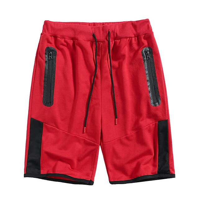 Men's Fashion Streetwear Shorts Zipper Elastic Waist Elastic Drawstring Design Knee Length Pants Casual Daily Micro-elastic Solid Color Breathable Lightweight Mid Waist Light Grey Red Black-Red Yellow
Men's Fashion Streetwear Shorts Zipper Elastic Waist Elastic Drawstring Design Knee Length Pants Casual Daily Micro-elastic Solid Color Breathable Lightweight Mid Waist Light Grey Red Black-Red Yellow