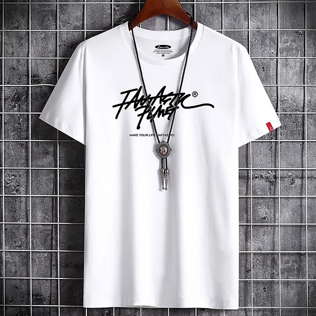 Men's T shirt Print Letter Round Neck Casual Daily Short Sleeve Tops Lightweight Formal Breathable White Black Dark Gray
Men's T shirt Print Letter Round Neck Casual Daily Short Sleeve Tops Lightweight Formal Breathable White Black Dark Gray
