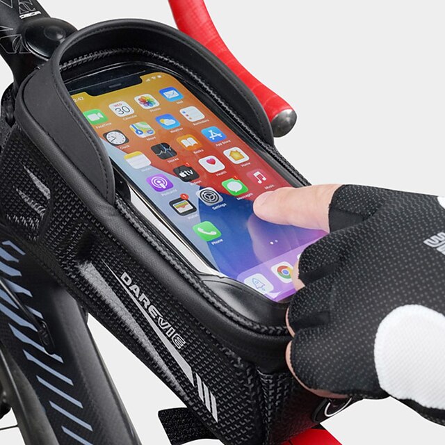 1.8 L Bike Frame Bag Top Tube Touchscreen Waterproof Portable Bike Bag PU(Polyurethane) EVA Bicycle Bag Cycle Bag Cycling Outdoor Exercise
1.8 L Bike Frame Bag Top Tube Touchscreen Waterproof Portable Bike Bag PU(Polyurethane) EVA Bicycle Bag Cycle Bag Cycling Outdoor Exercise