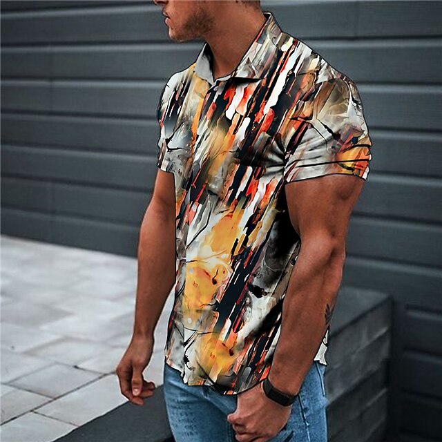 Men's Shirt Gradient Turndown Street Casual Button-Down Print Short Sleeve Tops Casual Fashion Designer Breathable Gray
Men's Shirt Gradient Turndown Street Casual Button-Down Print Short Sleeve Tops Casual Fashion Designer Breathable Gray