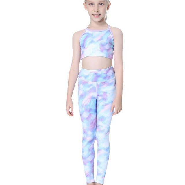 Kids Girls' T-shirt Pants Clothing Set 2 Pieces Sleeveless Purple Tie Dye Training Indoor Active Sports Short 3-8 Years
Kids Girls' T-shirt Pants Clothing Set 2 Pieces Sleeveless Purple Tie Dye Training Indoor Active Sports Short 3-8 Years