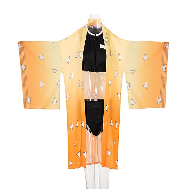 Inspired by Demon Slayer: Kimetsu no Yaiba Agatsuma Zenitsu Anime Cosplay Costumes Japanese Swimwear Bikini Top Cloak Shorts For Men's
Inspired by Demon Slayer: Kimetsu no Yaiba Agatsuma Zenitsu Anime Cosplay Costumes Japanese Swimwear Bikini Top Cloak Shorts For Men's