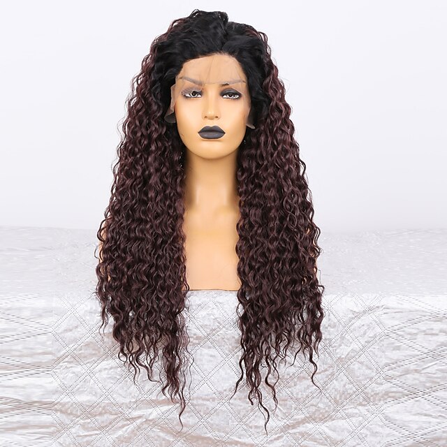 Synthetic Lace Wig Jerry Curl Style 18-26 inch Dark Brown Middle Part 13x4 Lace Front Wig All Wig Black Brown
Synthetic Lace Wig Jerry Curl Style 18-26 inch Dark Brown Middle Part 13x4 Lace Front Wig All Wig Black Brown