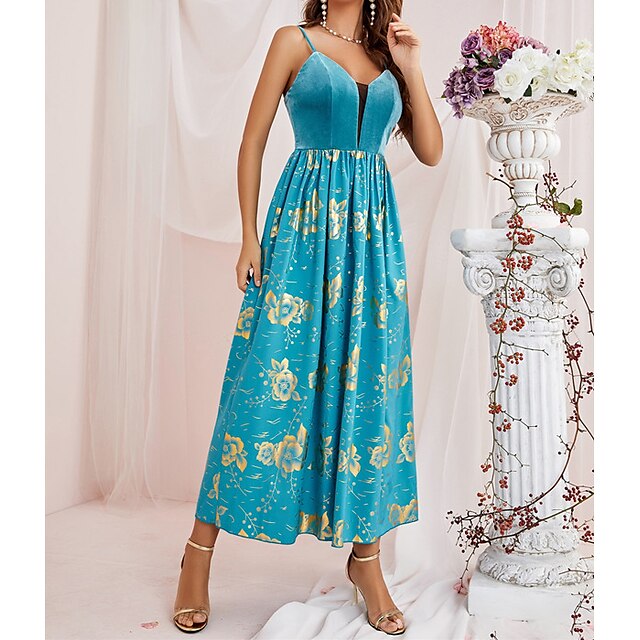 Women's Strap Dress Maxi long Dress Blue Sleeveless Pure Color Chiffon Spring Summer Spaghetti Strap Elegant Luxurious Elegant Mesh S M L XL
Women's Strap Dress Maxi long Dress Blue Sleeveless Pure Color Chiffon Spring Summer Spaghetti Strap Elegant Luxurious Elegant Mesh S M L XL