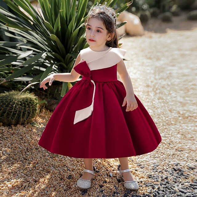 Toddler Little Girls' Dress Plain Skater Dress Special Occasion Daily Patchwork Bow Green Wine Dusty Rose Midi Sleeveless Beautiful Cute Dresses Children's Day Spring Summer Slim 1-5 Years
Toddler Little Girls' Dress Plain Skater Dress Special Occasion Daily Patchwork Bow Green Wine Dusty Rose Midi Sleeveless Beautiful Cute Dresses Children's Day Spring Summer Slim 1-5 Years