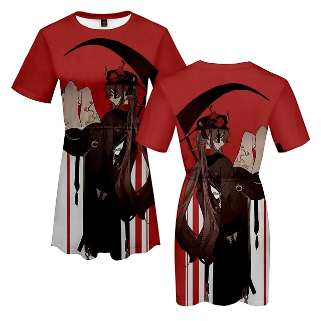Inspired by Genshin Impact Hutao Dress Cartoon 100% Polyester Anime Harajuku Graphic Kawaii Dress For Women's
Inspired by Genshin Impact Hutao Dress Cartoon 100% Polyester Anime Harajuku Graphic Kawaii Dress For Women's