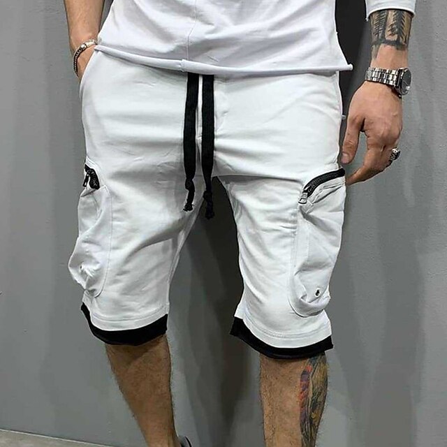 Men's Stylish Casual / Sporty Shorts Cargo Shorts Elastic Waist Knee Length Pants Sports Outdoor Daily Micro-elastic Color Block Comfort Breathable Mid Waist Green White Black Gray Red L XL XXL
Men's Stylish Casual / Sporty Shorts Cargo Shorts Elastic Waist Knee Length Pants Sports Outdoor Daily Micro-elastic Color Block Comfort Breathable Mid Waist Green White Black Gray Red L XL XXL