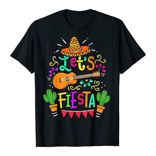 Inspired by Cinco de Mayo Fiesta Guitar Cactus T-shirt Gym Top 100% Polyester Pattern Mexican Funny T-shirt For Men's / Women's / Couple's
Inspired by Cinco de Mayo Fiesta Guitar Cactus T-shirt Gym Top 100% Polyester Pattern Mexican Funny T-shirt For Men's / Women's / Couple's